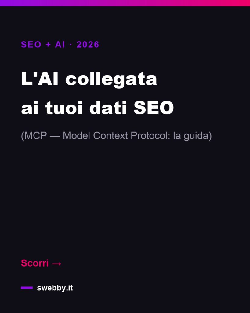 MCP per la SEO: collegare Ahrefs e Search Console a ChatGPT e Claude