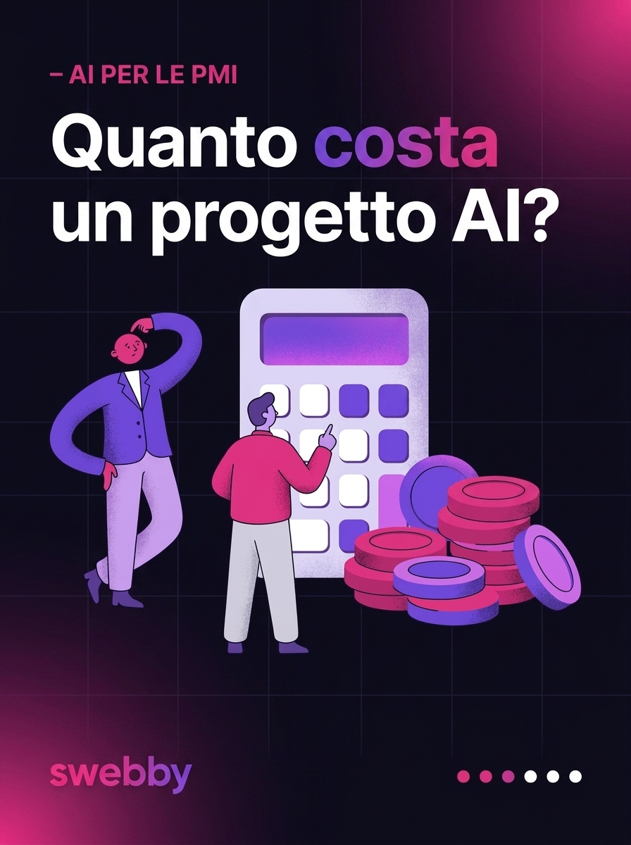 Quanto costa un progetto AI per una PMI? Voci, range e alternative